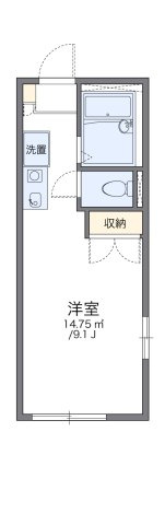 レオパレスＴＡＭＵＲＡ９８の間取り