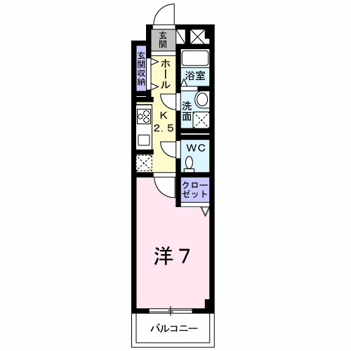 オーガスタ　ＫＴⅢの間取り