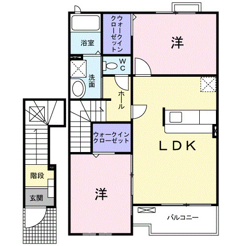 コメッソⅡの間取り