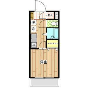 船橋市二子町の賃貸マンションの間取り