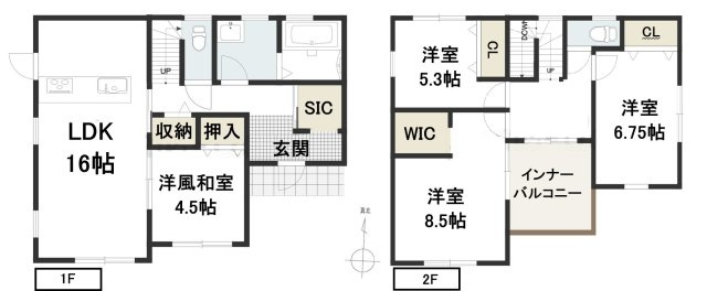 真岡市長田　築浅美邸