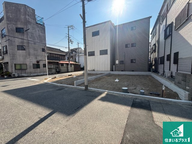 堺市堺区大浜中町　第4期　新築一戸建ての外観|周辺は落ち着いた街並みの住宅地！子育てがしやすい住環境です！まだ未完成ですが、現地でしかわからない事もございます。是非一度ご覧ください。
