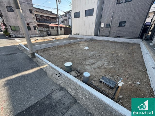 堺市堺区大浜中町　第4期　新築一戸建ての外観|周辺は落ち着いた街並みの住宅地！子育てがしやすい住環境です！まだ未完成ですが、現地でしかわからない事もございます。是非一度ご覧ください。