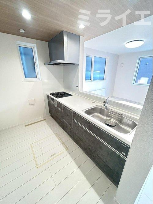 【新築戸建】札幌市東区北50条東13丁目6棟のキッチン|同仕様物件
