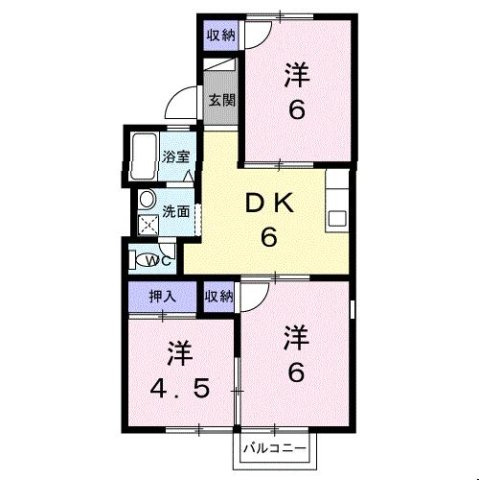 コーポラス宮の前の間取り