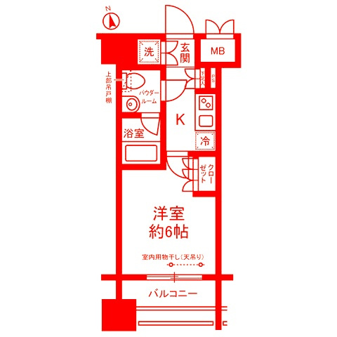 Rising Place 川崎の間取り