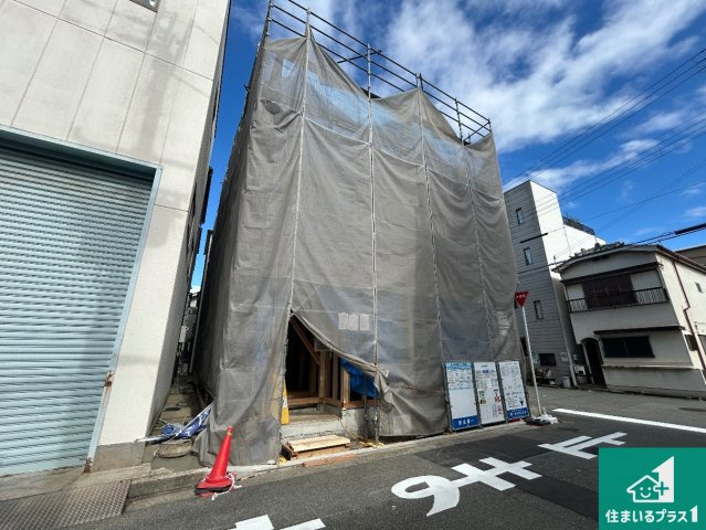 堺市堺区大浜中町　第4期　新築一戸建ての外観|現在はこんな感じです。完成までが待ち遠しいですね。