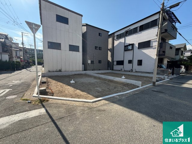 堺市堺区大浜中町　第4期　新築一戸建ての外観|周辺は落ち着いた街並みの住宅地！子育てがしやすい住環境です！まだ未完成ですが、現地でしかわからない事もございます。是非一度ご覧ください。