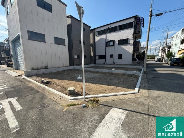 堺市堺区大浜中町　第4期　新築一戸建ての外観|周辺は落ち着いた街並みの住宅地！子育てがしやすい住環境です！まだ未完成ですが、現地でしかわからない事もございます。是非一度ご覧ください。