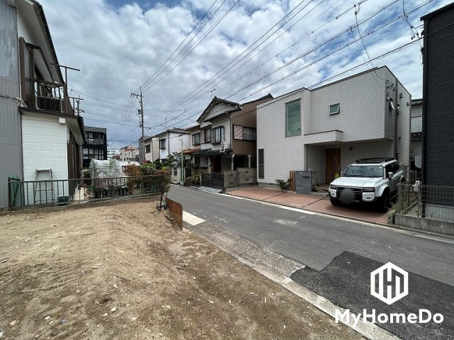 北区安井　4期の前面道路含む現地写真