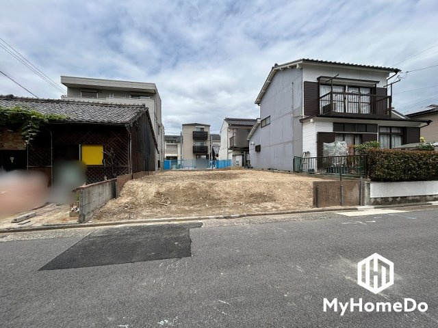 北区安井　4期の前面道路含む現地写真