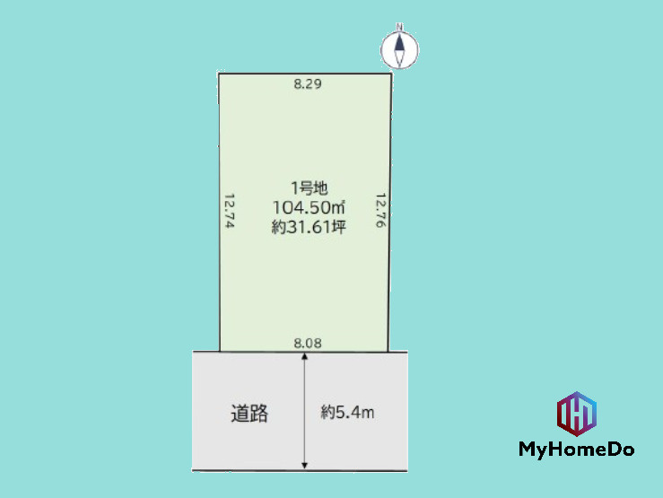 北区安井　4期の土地図