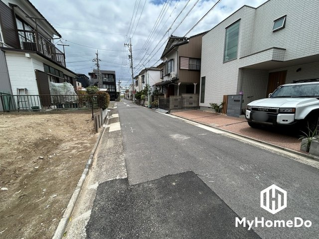 北区安井　4期の前面道路含む現地写真
