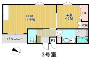 Class-A長瀬の間取り
