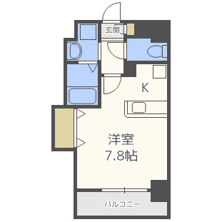 CASA MT 恵美須駅前の間取り
