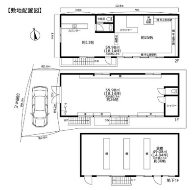 川崎市高津区下野毛３丁目の倉庫の間取り