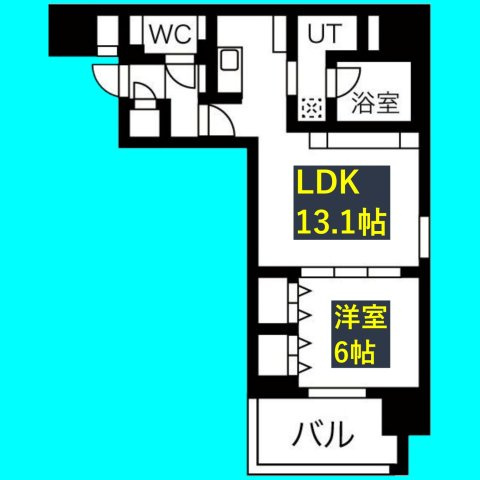 ルシェット白川公園の間取り