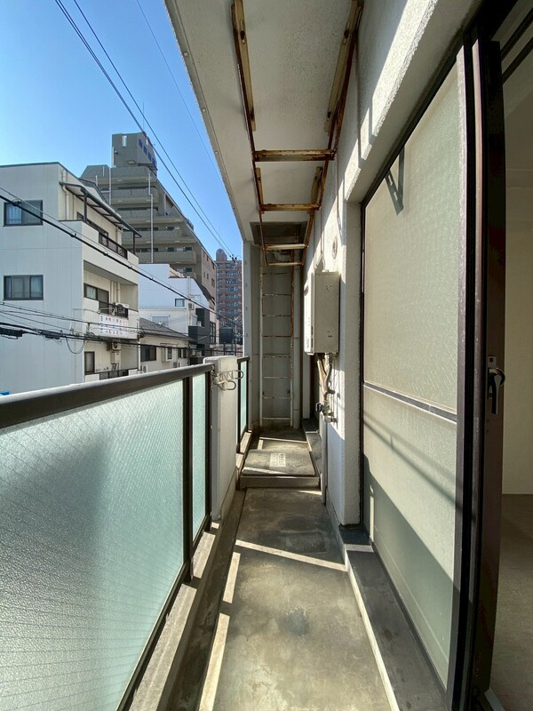 ヴェルビュ桜町のバルコニー