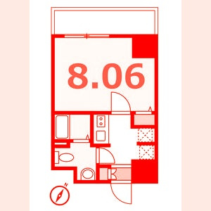 シュガール浜松町の間取り