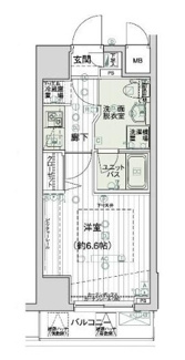 【間取り】 | メインステージ高輪  | 間取りです。