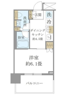 【間取り】 | Ｂｒｉｌｌｉａ　Ｔｏｗｅｒ　浜離宮 | 間取りです。