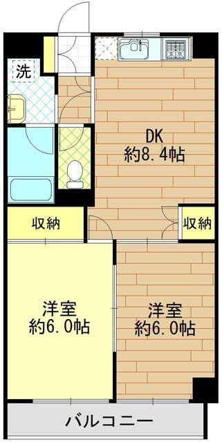 グレースハイムヌクイの間取り