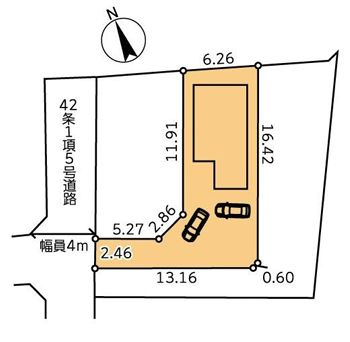 【区画図】 | 三鷹市大沢4丁目　中古戸建　全1棟