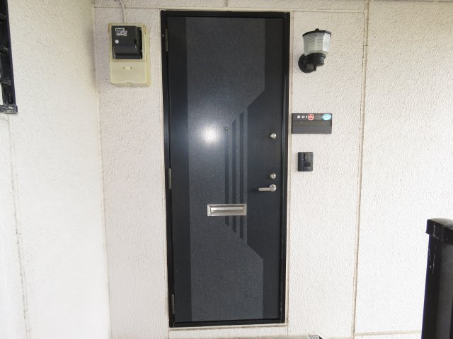 プリムヴェールＡの玄関