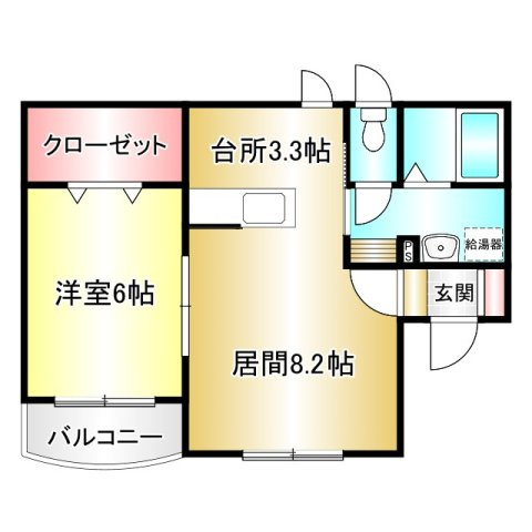 ペパーミントの間取り