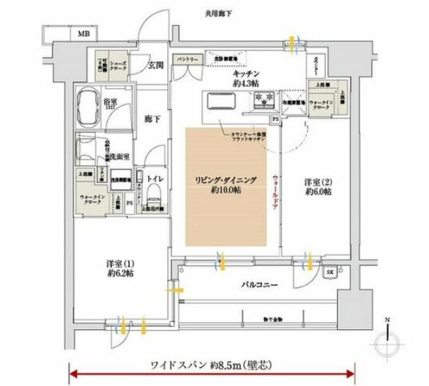 【間取り】 | サンクレイドル天王寺
