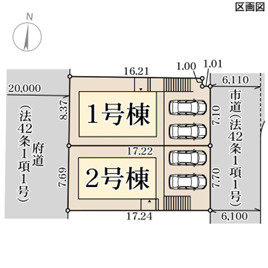 リーブルガーデン堺市南区赤坂台9期の区画図