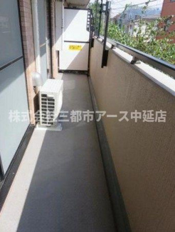 【バルコニー】 | パルテ西山 | パルテ西山　は三都市アース中延店へお任せください！　ご内覧可能なお部屋は物件現地お待ち合わせご案内可能です！