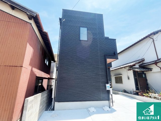 明石市大久保町江井島　新築一戸建ての外観|お客様に長く安心して住んでいだだける事にこだわった家づくり！住んでからのアフターサービスにもしっかりと取り組んでいます！