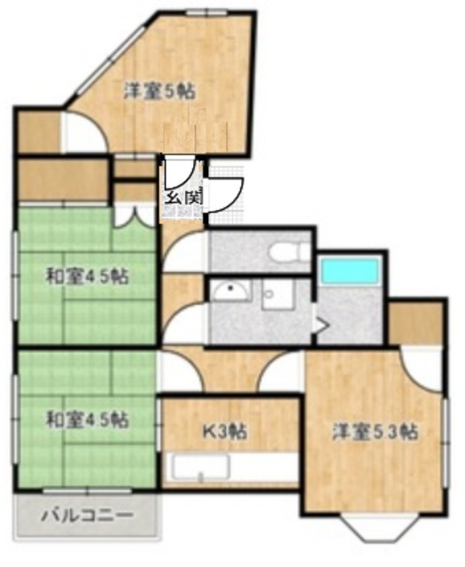 パークサイドＲの間取り|4部屋☆諸条件ご相談ください☆