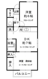 【間取り】 | ベアーハイツ | 間取りです。