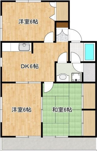 リバーサイド十禅寺（Ｃ）の間取り