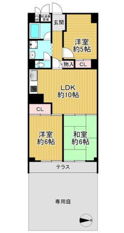 パストラル昆陽の間取り|家庭菜園も楽しめる魅力的なプライベートガーデン