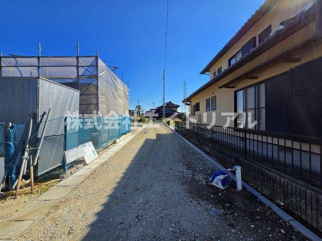 可児郡御嵩町上恵土　第9　新築戸建　全2棟の前面道路含む現地写真