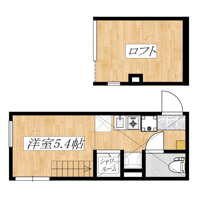 ハーモニーテラス北赤羽の間取り|角部屋です