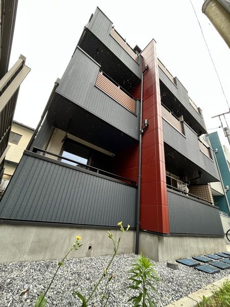 メルディア新川崎Bの外観