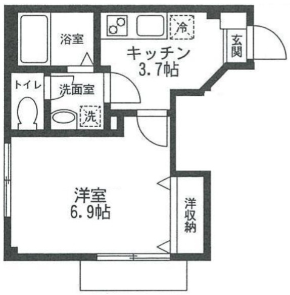 マメゾンの間取り