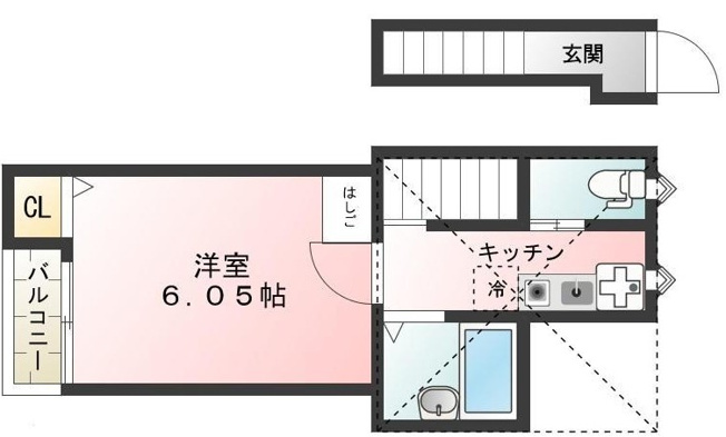 【間取り】 | GlanZ王子WEST