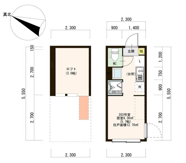 ザ・ピークの間取り
