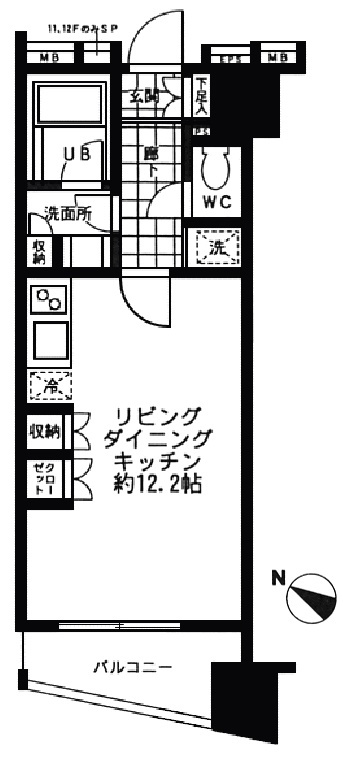 フォレシティ神田多町の間取り