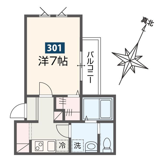 【間取り】 | MELDIA原当麻2(メルディアハラタイマⅡ)