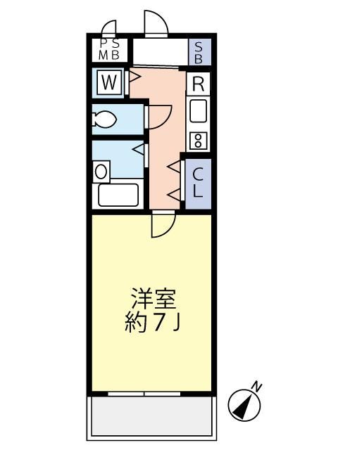 グランヴァン新宿柏木の間取り