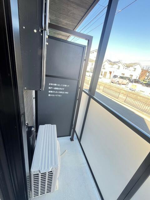 ＤＫ新松戸Ⅱのバルコニー