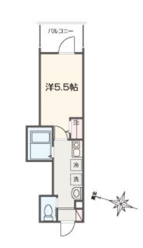 ＭＥＬＬＡＳ新秋津Ⅱの間取り