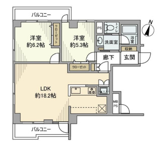 【間取り】 | ワコー蕨マンション