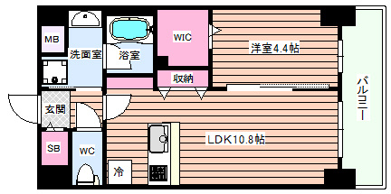 【間取り】 | スプランディッド新大阪Ⅷ